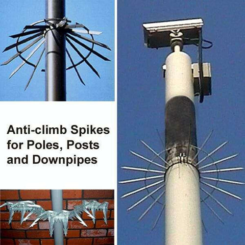 Spiked Collars for poles & pipes