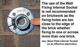 Shaft Fitting &ndash; Wall Bracket Internal Socket | Roller Barrier