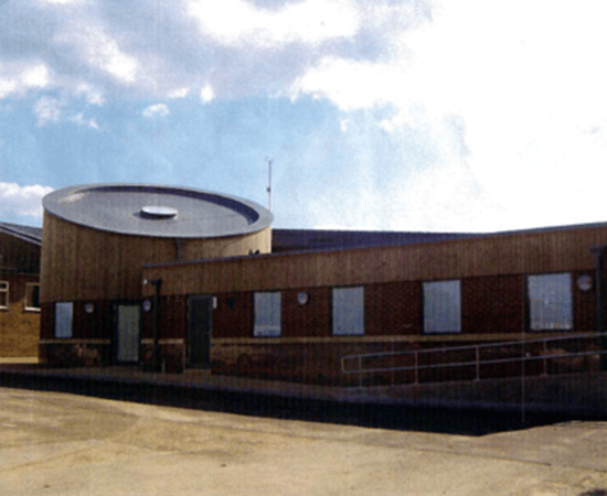 Roller Barrier Protects Flat Rooftops at Wymondham Library, Norfolk