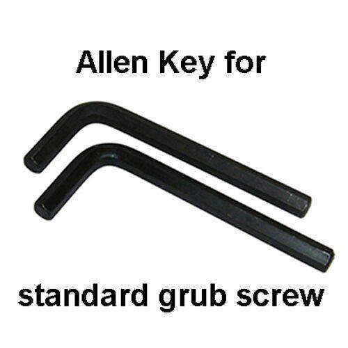 6mm Long Shaft Allen Key for Standard Grub Screw pack of 2