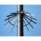 Spiked Anti Climb Collars for Round Poles &ndash; pole diameters 114-139-168mm (4.5, 5.5 or 6.5&Prime;) | Roller Barrier
