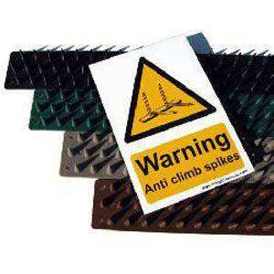Anti Climb Prikla Hinge-Strip &ndash; 6 metre pack with Hi Viz Warning Sign | Roller Barrier