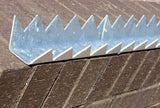 Razor Channel U Profile &ndash; anti-climb security spikes &ndash; 1.8 metre length &ndash; galvanised finish | Roller Barrier