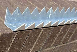 Razor Channel U Profile &ndash; anti-climb security spikes &ndash; 1.8 metre length &ndash; galvanised finish | Roller Barrier