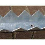 Razor Channel U Profile &ndash; anti-climb security spikes &ndash; 1.8 metre length &ndash; galvanised finish | Roller Barrier